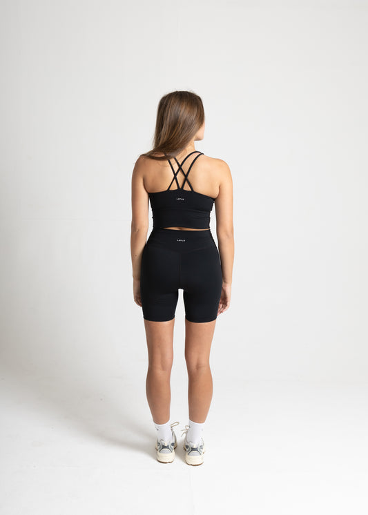 Crop Shorts - Jet Black