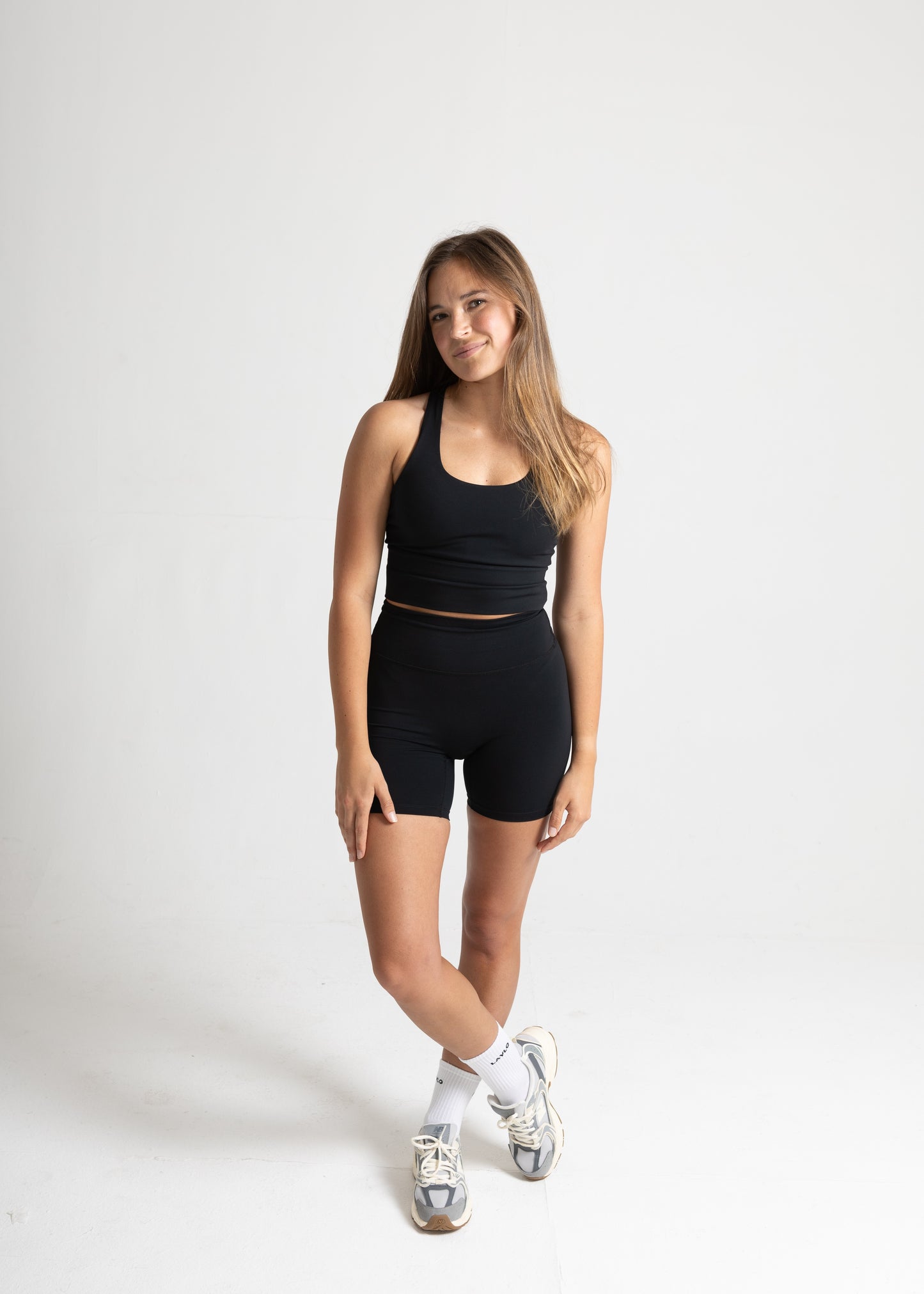 Crop Shorts - Jet Black