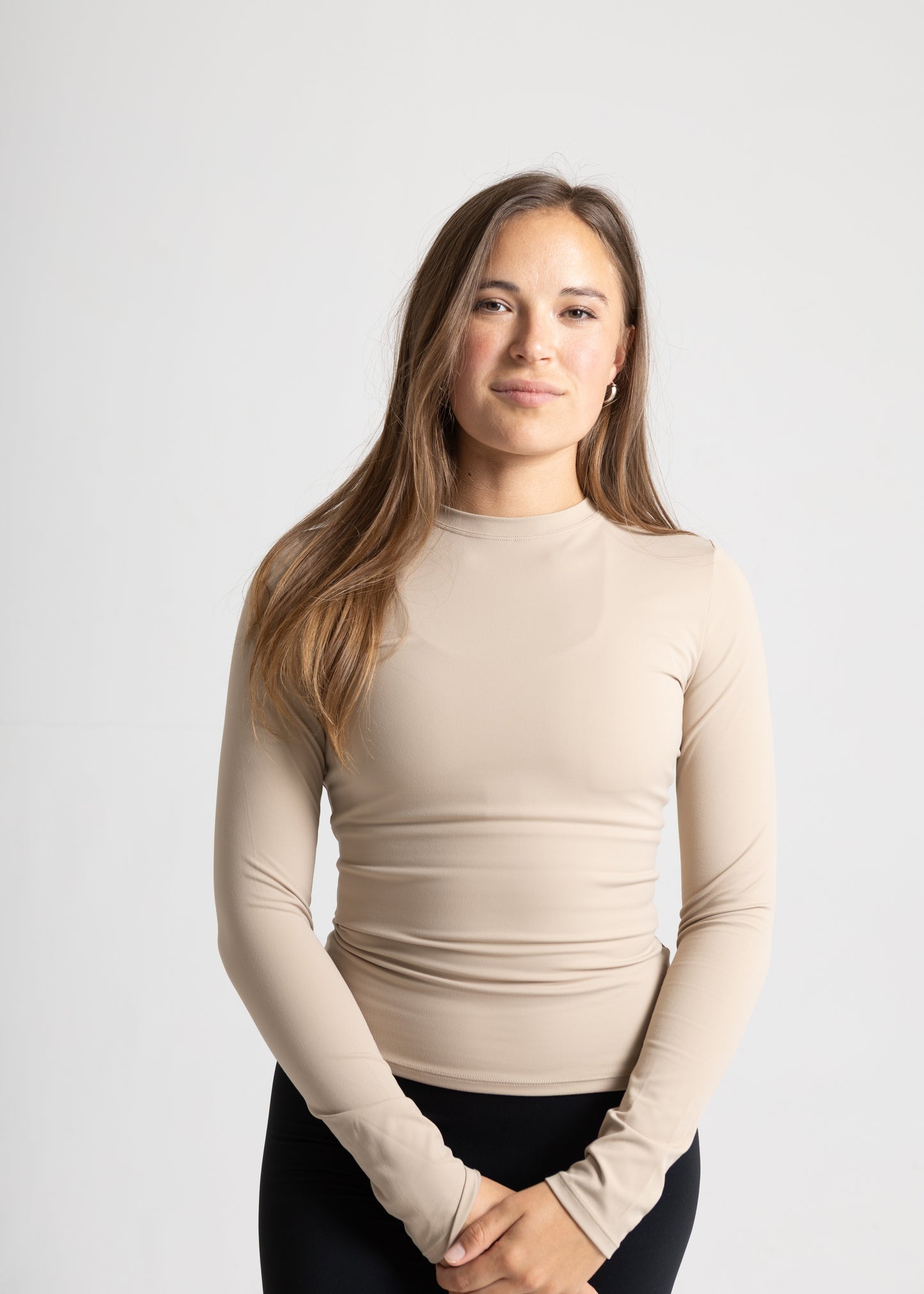 Long Sleeve Top - Mocha Brown